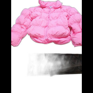 Women's Puffer Jacket - JoyLab Light Pink Size M